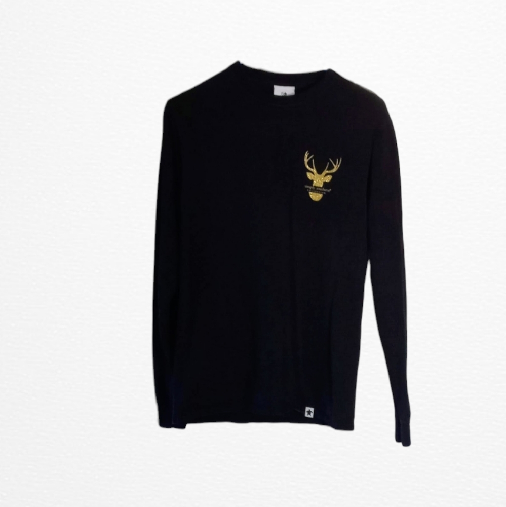 Women's Sm Simply Southern black long sleeve shirt